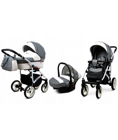 Travel System White Lux...