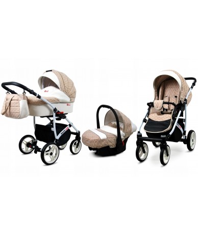 Travel System White Lux...