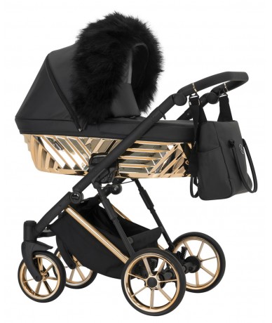 Fur Hood  stroller, car...