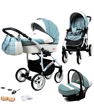 PASSEGGINO TRIO WHITE LUX